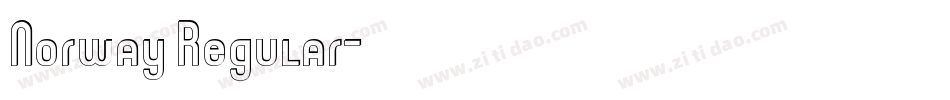 Norway Regular字体转换